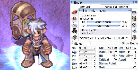 Muramasa[1] ::  Ragnarok M Database